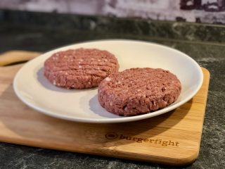 Das vegane Patty (LIDL) im Rohzustand